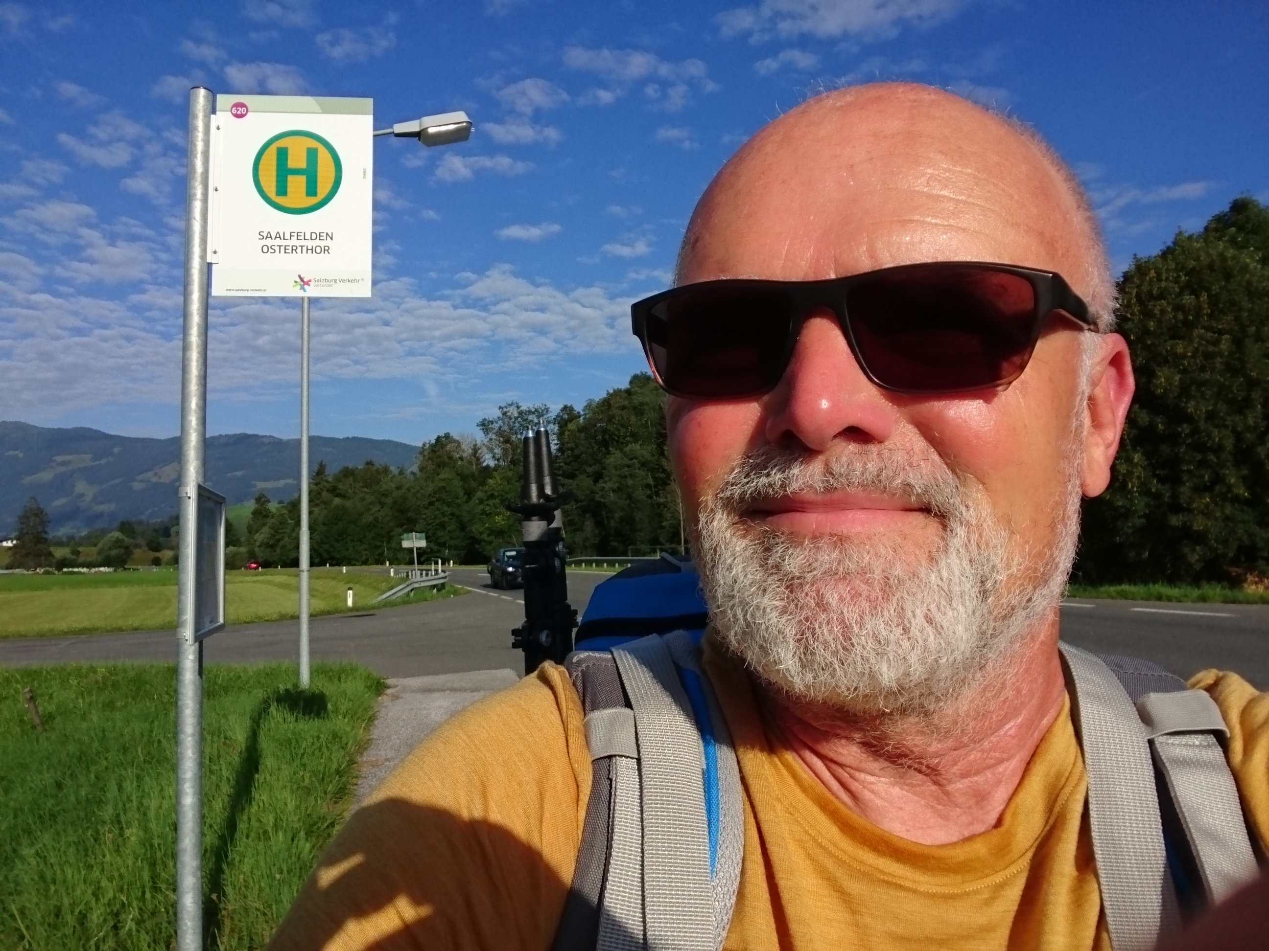Selfie beim Start
